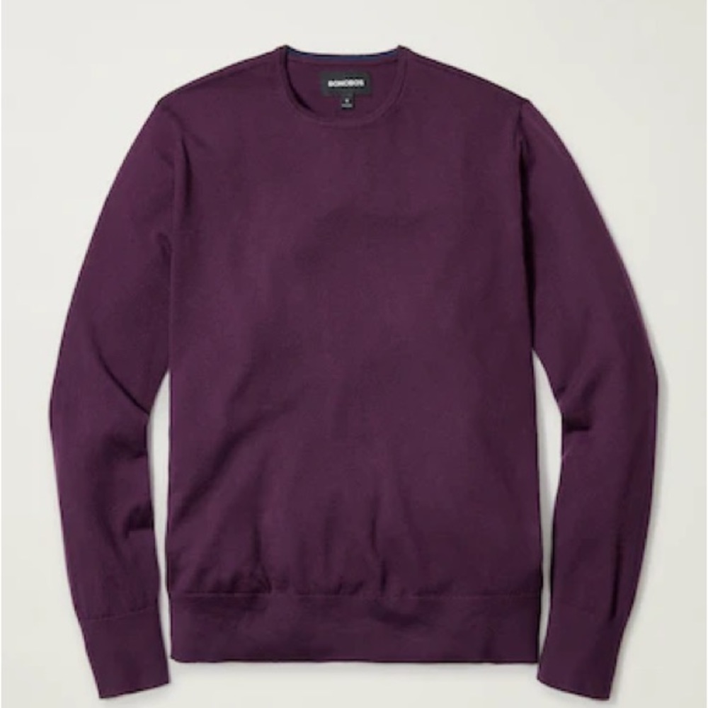 Bonobos Men's Crewneck Sweater - Deep Purple